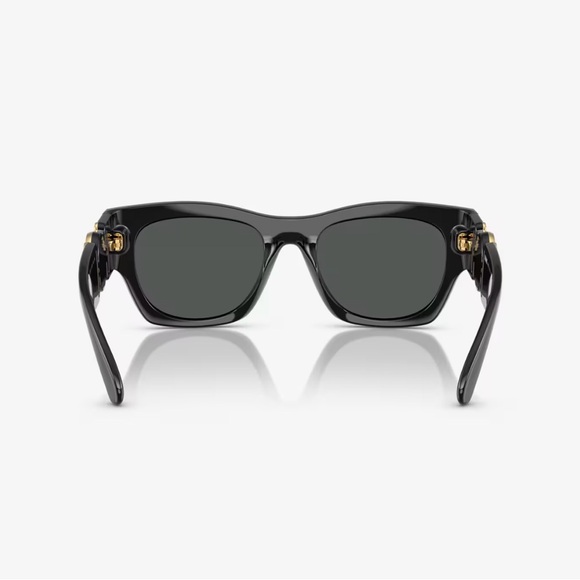 New Versace Authentic Sunglasses with Black Frame and Gold Detailing - Picture 4 of 16